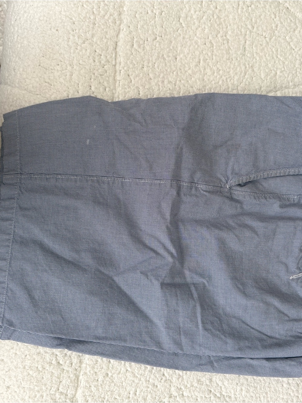Blue Armani Exchange Micro-Check Casual Shorts